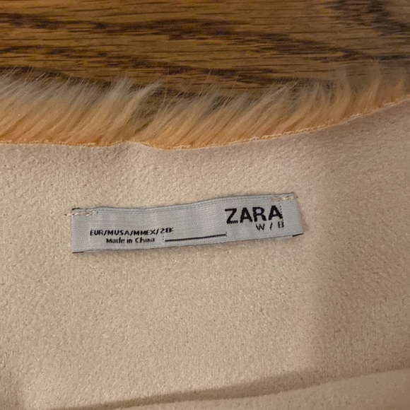 Zara salmon pink fur pull over. - Picture 5 of 8